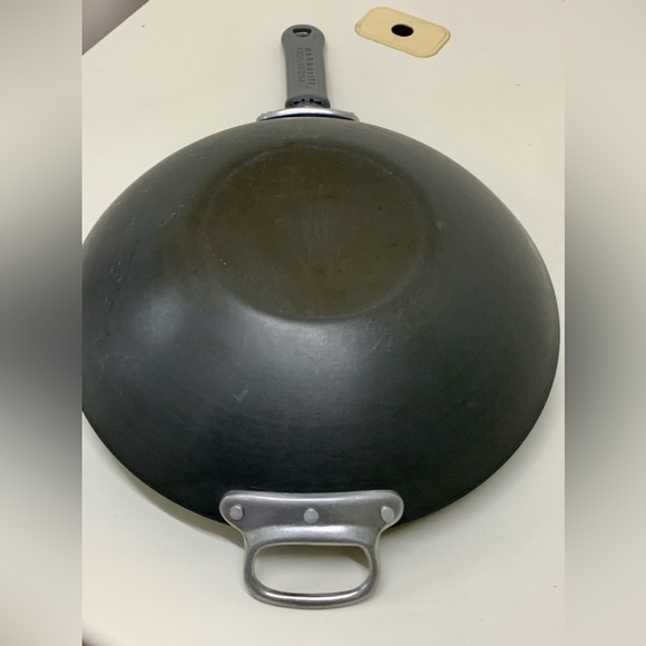 Vtg Maganalite Professional Silicone Rubber Handled 14” Non Stick Stir Fry Wok - Picture 6 of 12